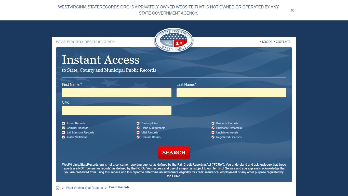 How to Find West Virginia Death Records | StateRecords.org